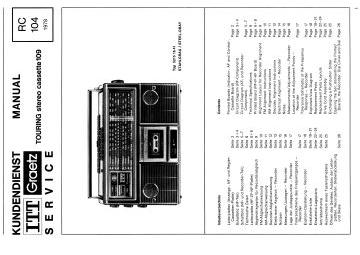 ITT_Graetz_Schaub-109_Touring Stereo cassette ;109-1978.RadioCass preview